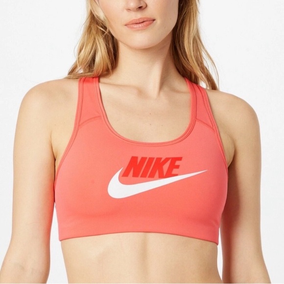 Nike Sports Bra Dri Fit with Racerback Design Moisture Wicking Choose Color - Picture 1 of 8